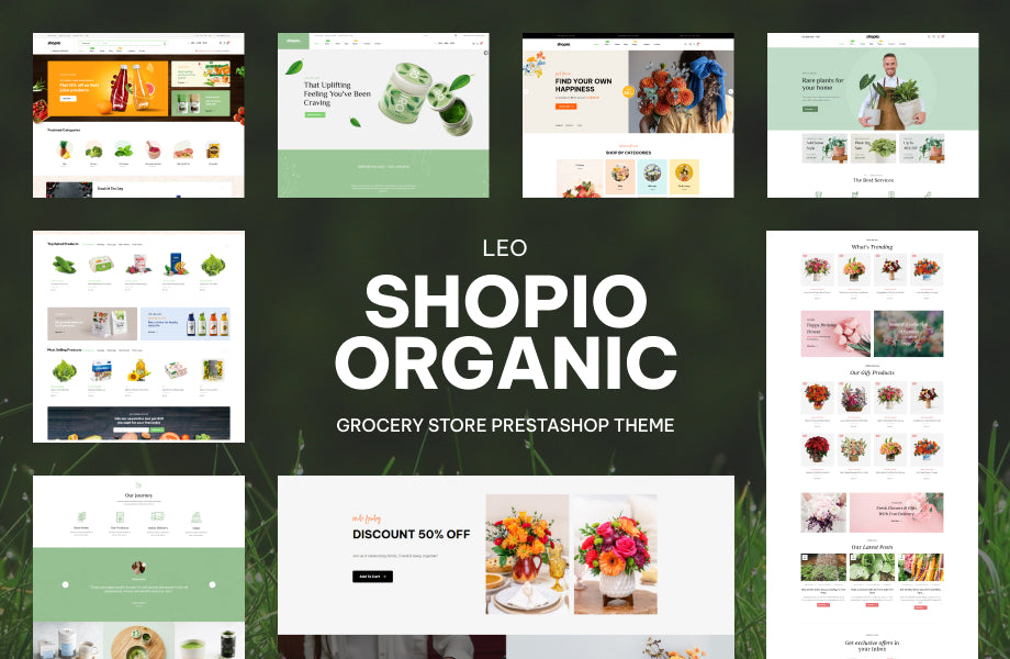 Leo Shopio Organic - Grocery Store Prestashop Theme