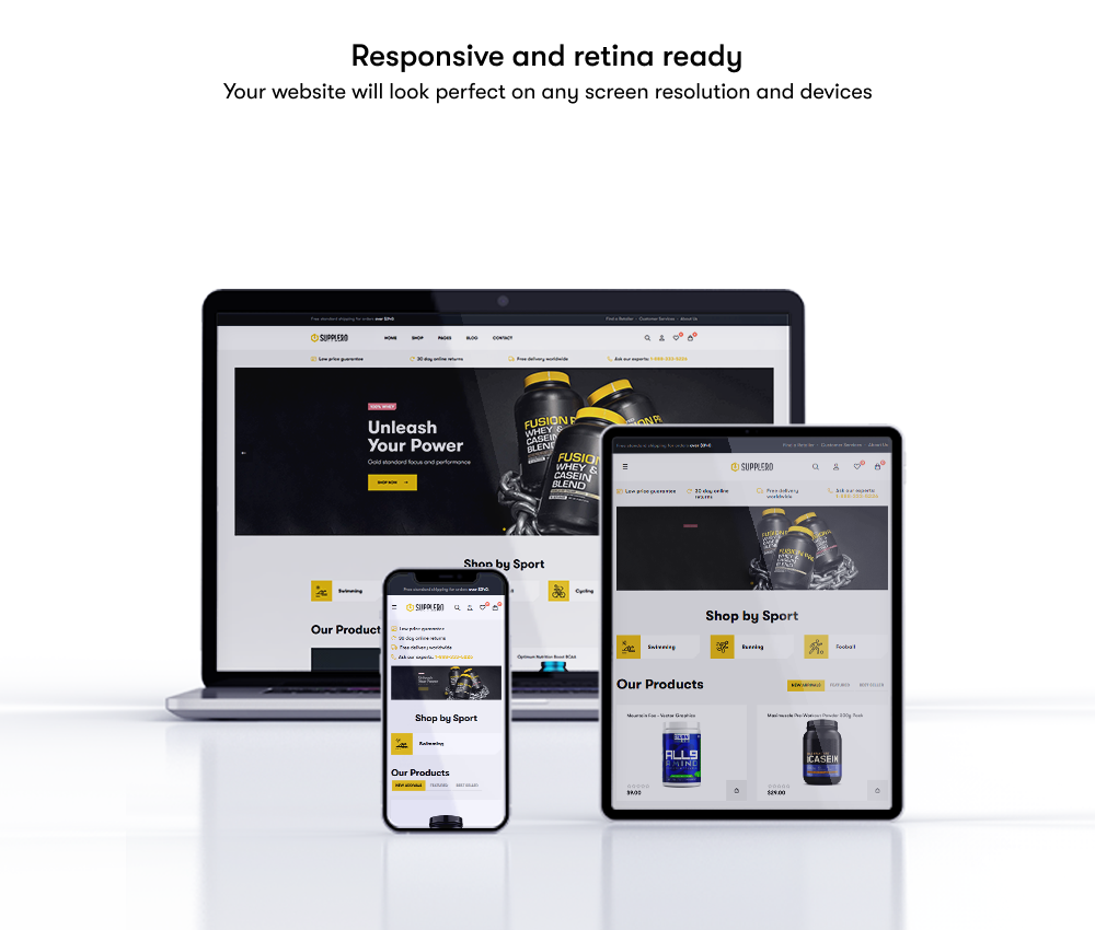 Responsive and retina ready