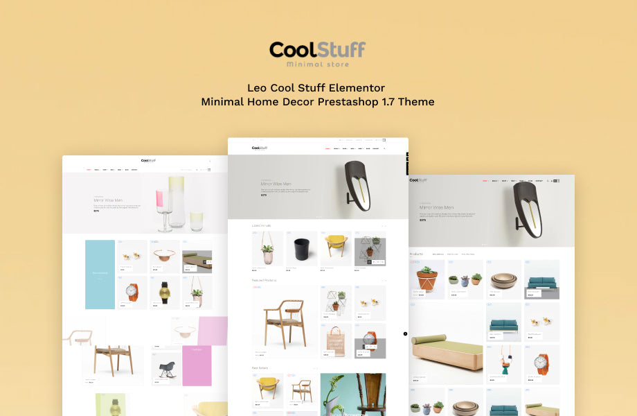 Leo Cool Stuff Elementor - Home Decor Prestashop Theme