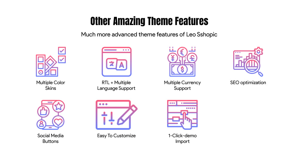 More Outstanding Theme Features