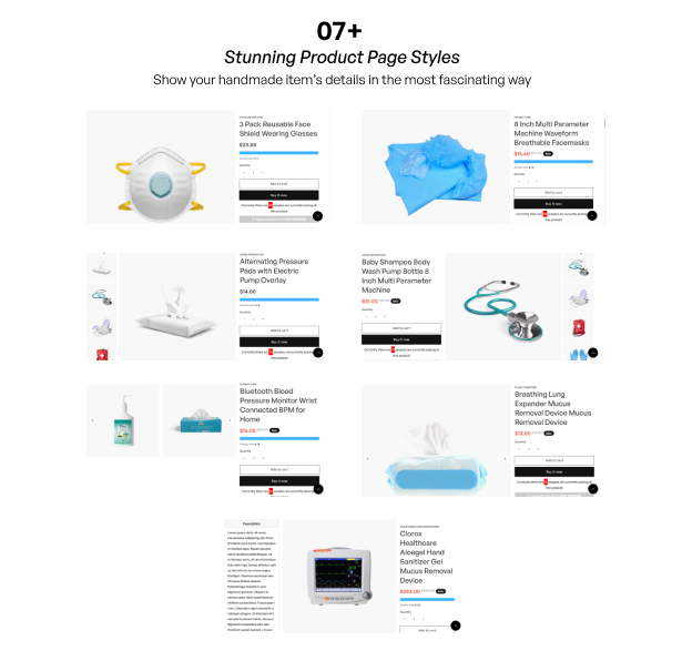 07+ Stunning Product Page Styles 