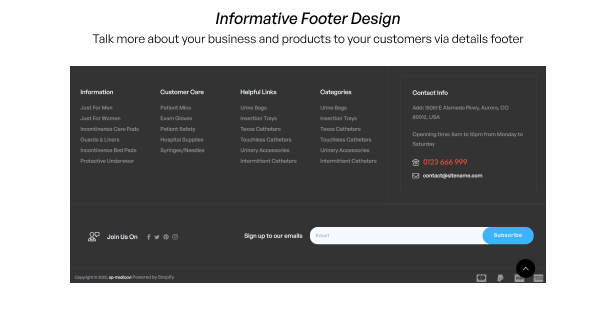  Informative Footer Design 