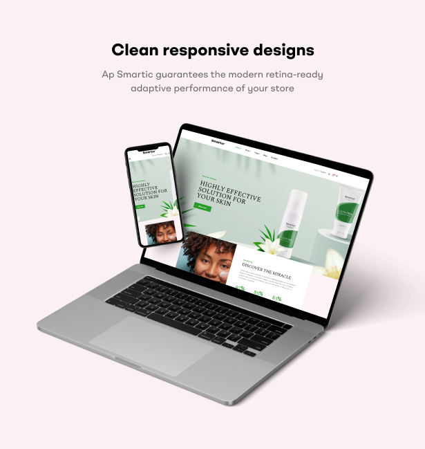 Clean responsive designs
