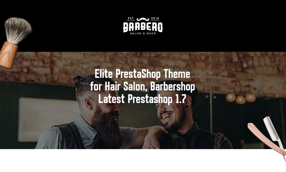 Leo Barbero - The best Hair Salon & Barbershop Prestashop Theme