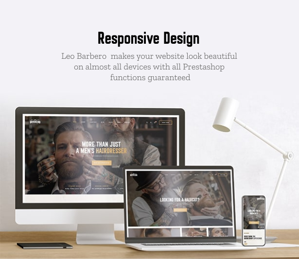 Fully responsive and mobile-optimized