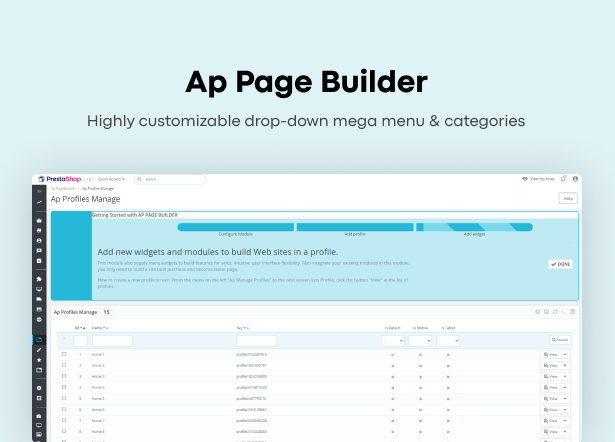 No.1 Drag and drop Ap Page Builder