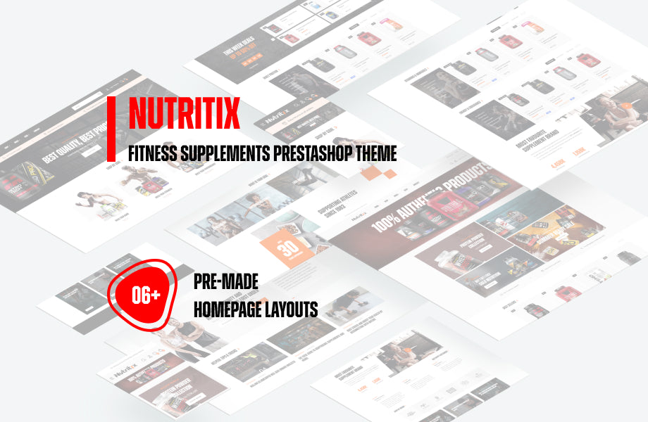 Leo Nutritix - Fitness Supplements Prestashop Theme