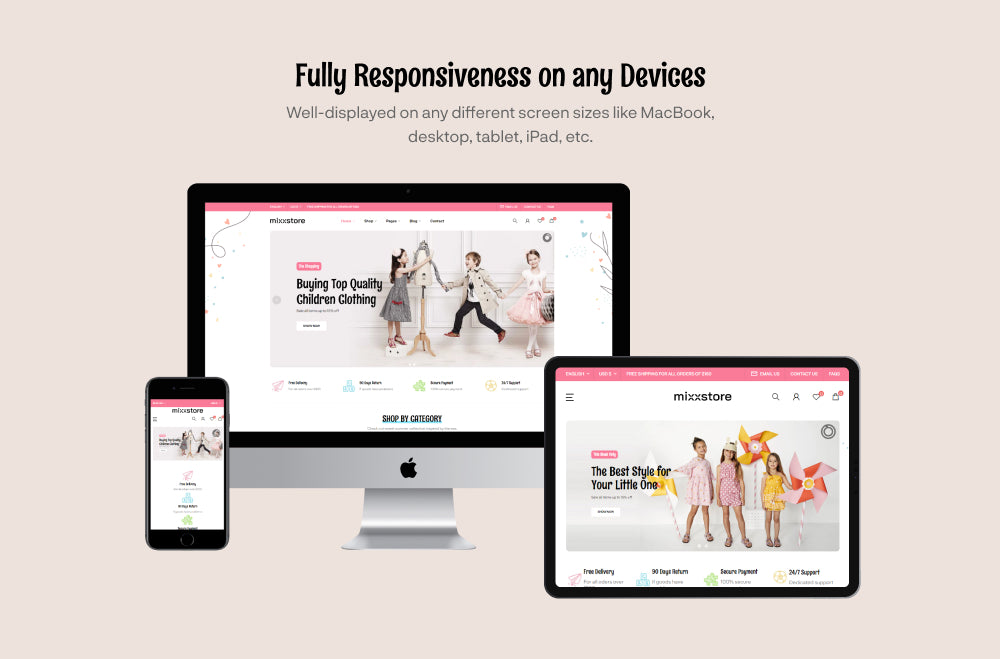 Fully Responsiveness on any Device