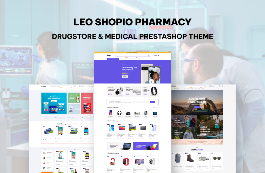 Leo Shopio Pharmacy - Drugstore & Medial Prestashop Theme