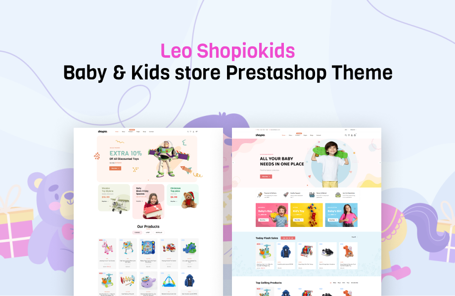 Leo Shopiokids - Baby & Kids Store Prestashop Theme