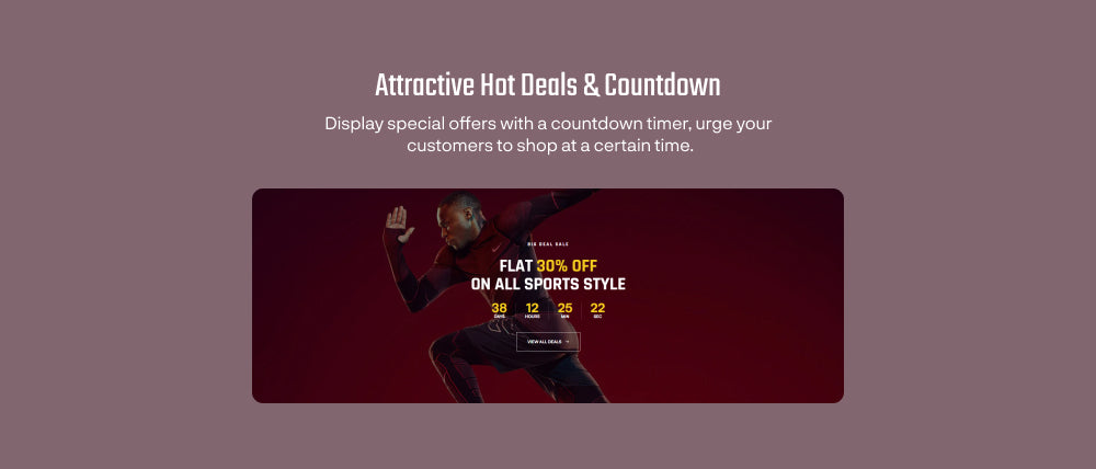 Attractive Hot Deals & Countdown