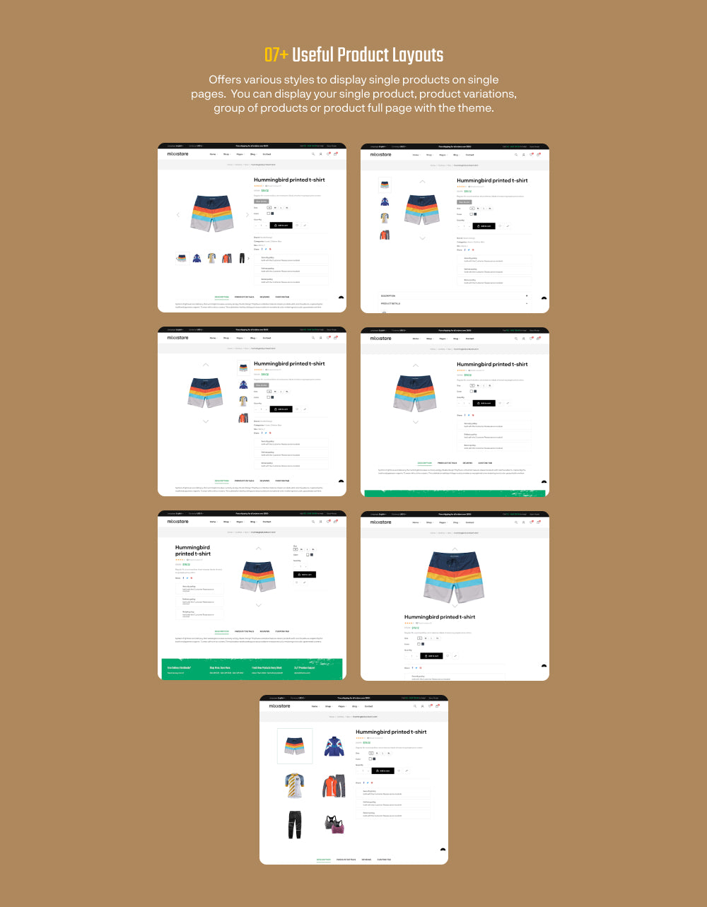  07+ Useful Product Layouts