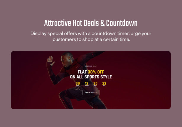 Attractive Hot Deals & Countdown