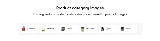 Product category images