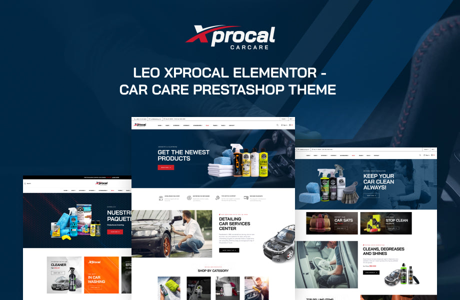 Leo Xprocal Elementor - Car Care Prestashop Theme