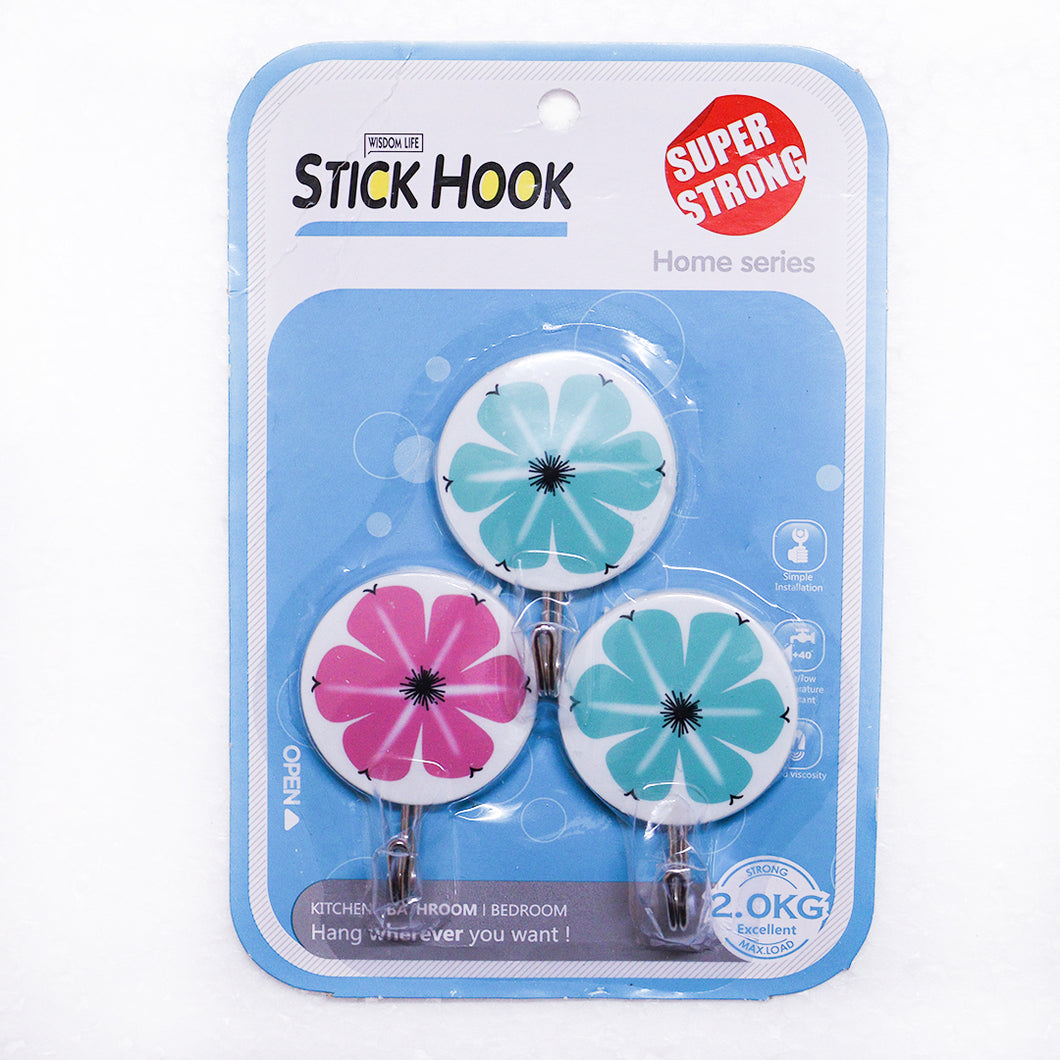 Stick Hook 3 Pcs Pack - Random Designs
