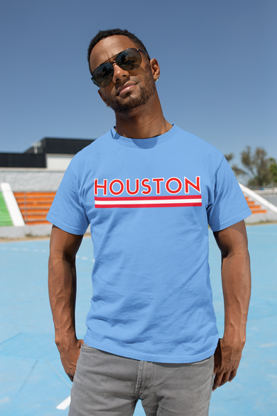 H Town Astros - Retro Skyline & Home Plate - T-shirt