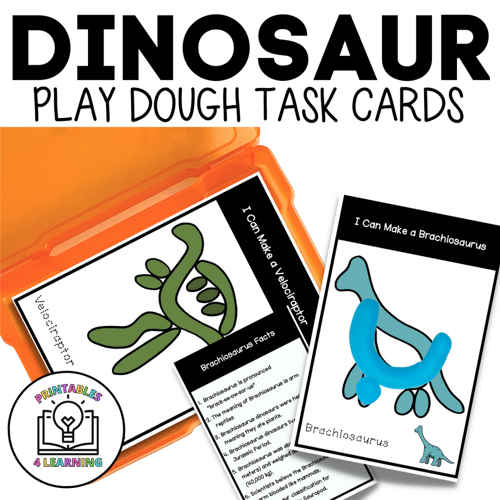 Playdough Dinosaur Fossils ⋆ Parenting Chaos