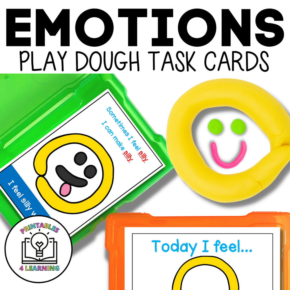 Emotion Play Dough Mats - From ABCs to ACTs