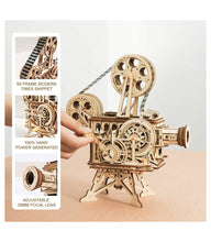 Load image into Gallery viewer, ROKR 3D Puzzle Film Projector Vitascope Wooden Building Toy Kit
