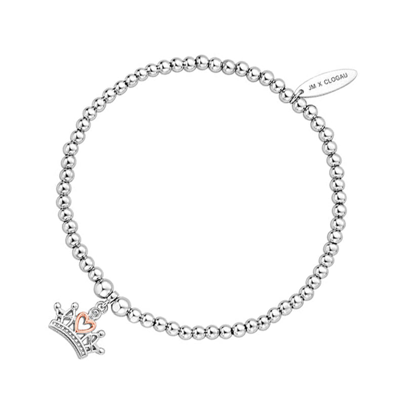 Clogau x Julien MacDonald Sterling Silver Crown Affinity Bracelet D