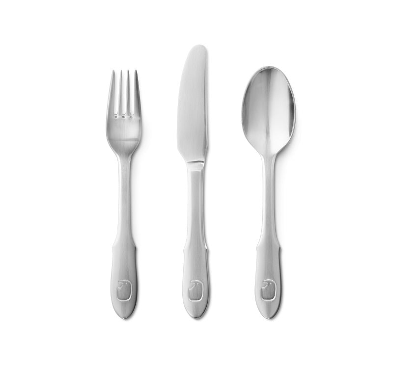 Georg Jensen Elephant Stainless Steel Child Cutlery Set