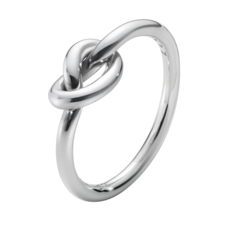 Georg Jensen Love Knot Sterling Silver Ring D