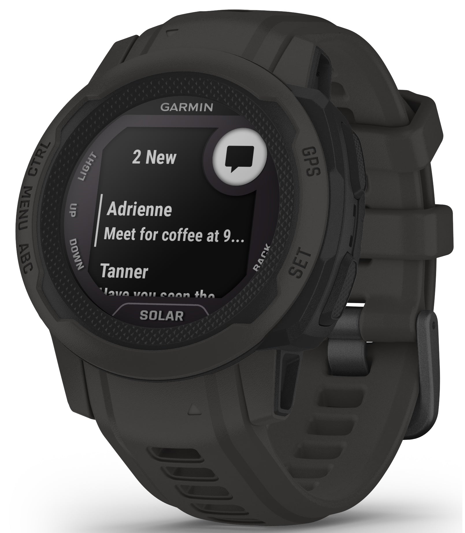 Garmin Watch Instinct 2S Solar GPS Graphite Smartwatch