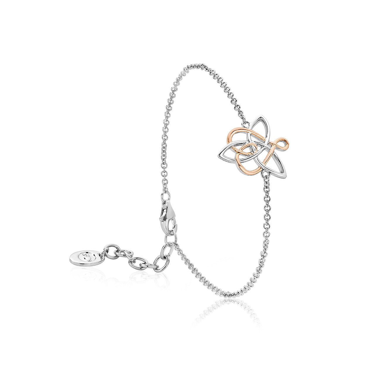 Clogau Fairies of the Mine White Topaz Sterling Silver Bracelet D