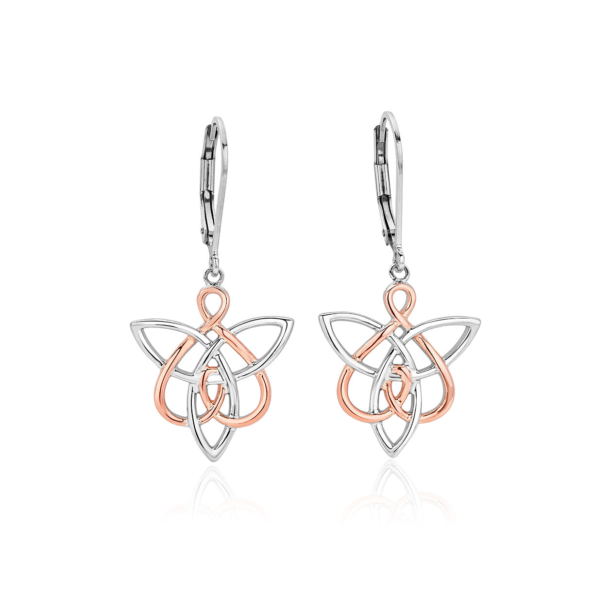 Clogau Fairies of the Mine White Topaz Sterling Silver Drop Earrings