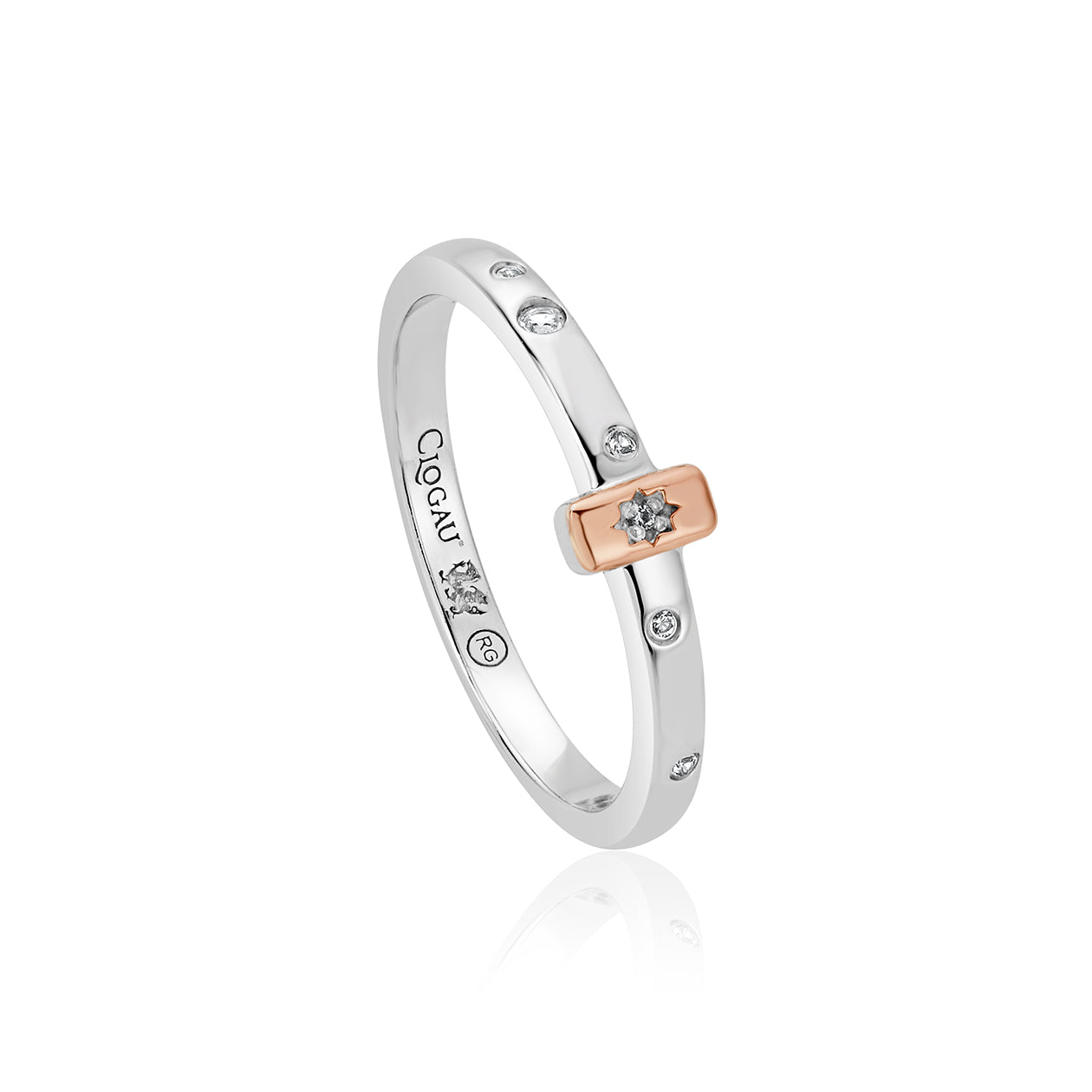 Clogau Stars Of The Llyn Peninsula Sterling Silver Topaz Ring D