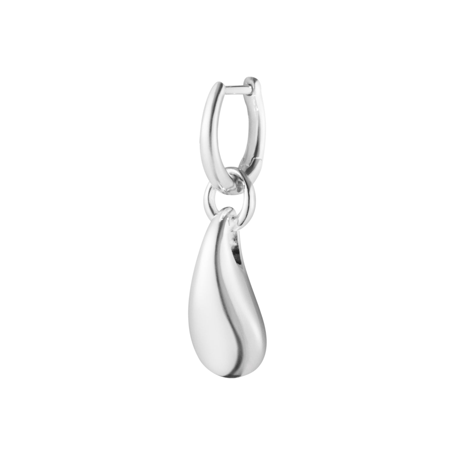 Georg Jensen Reflect Sterling Silver Single Drop Earring Left