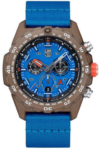 Luminox Watch Bear Grylls Master #TIDE 3740 Series Ocean Blue Black