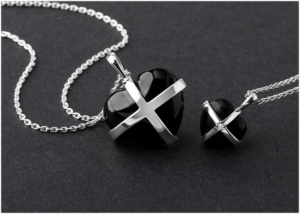 sterling-silver-whitby-jet-cross-heart-necklaces