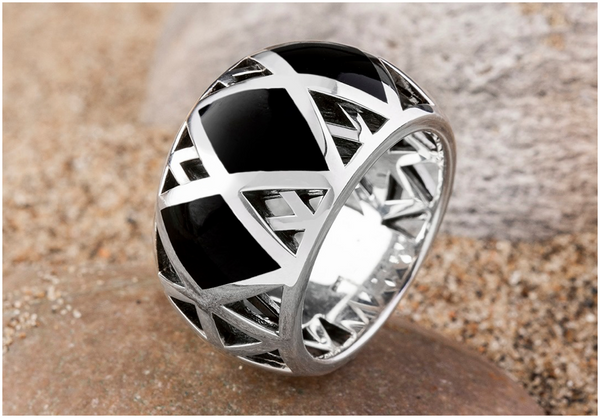 sterling-silver-whitby-jet-curved-geometric-rings