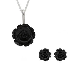 sterling-silver-whitby-jet-tuberose-rose-two-piece-set