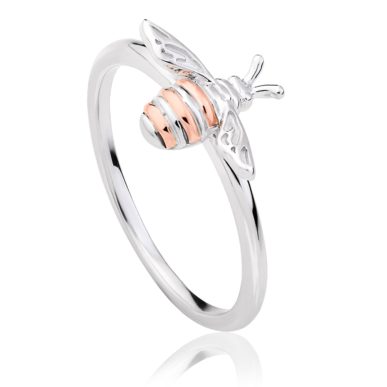 Clogau Honey Bee Sterling Silver Ring