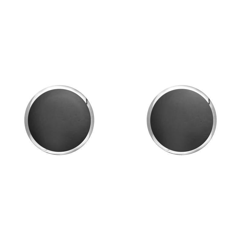 Sterling Silver Hematite 5mm Classic Small Round Stud Earrings