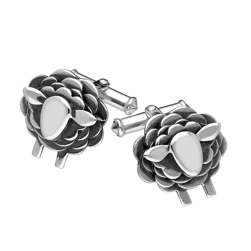 Sterling Silver Sheep Cufflinks