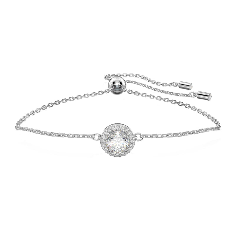 Swarovski Constella Rhodium Plated White Crystal Pave Bracelet
