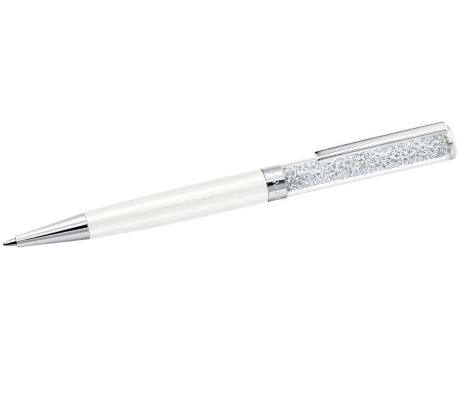 Swarovski Crystalline Ballpoint Pen White Chrome Plated Gift
