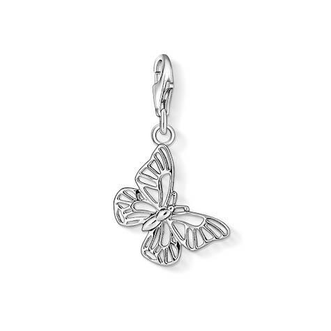 Thomas Sabo Charm Club Sterling Silver Openwork Butterfly Charm