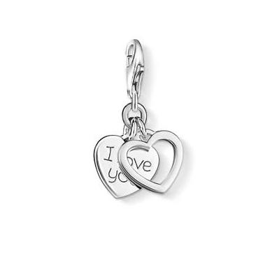 Thomas Sabo Charm Club Sterling Silver I Love You Charm