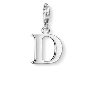 Thomas Sabo Charm Club Sterling Silver Letter D Charm