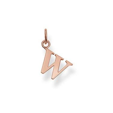 Thomas Sabo Rose Gold Letter W Pendant D