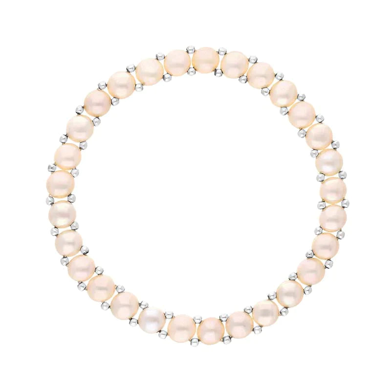 Yoko Pearls Freshwater Pearl Small White Bracelet D