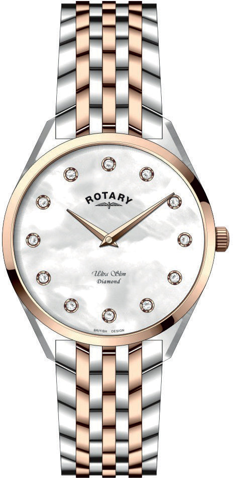 Rotary Watch Ultra Slim Diamond