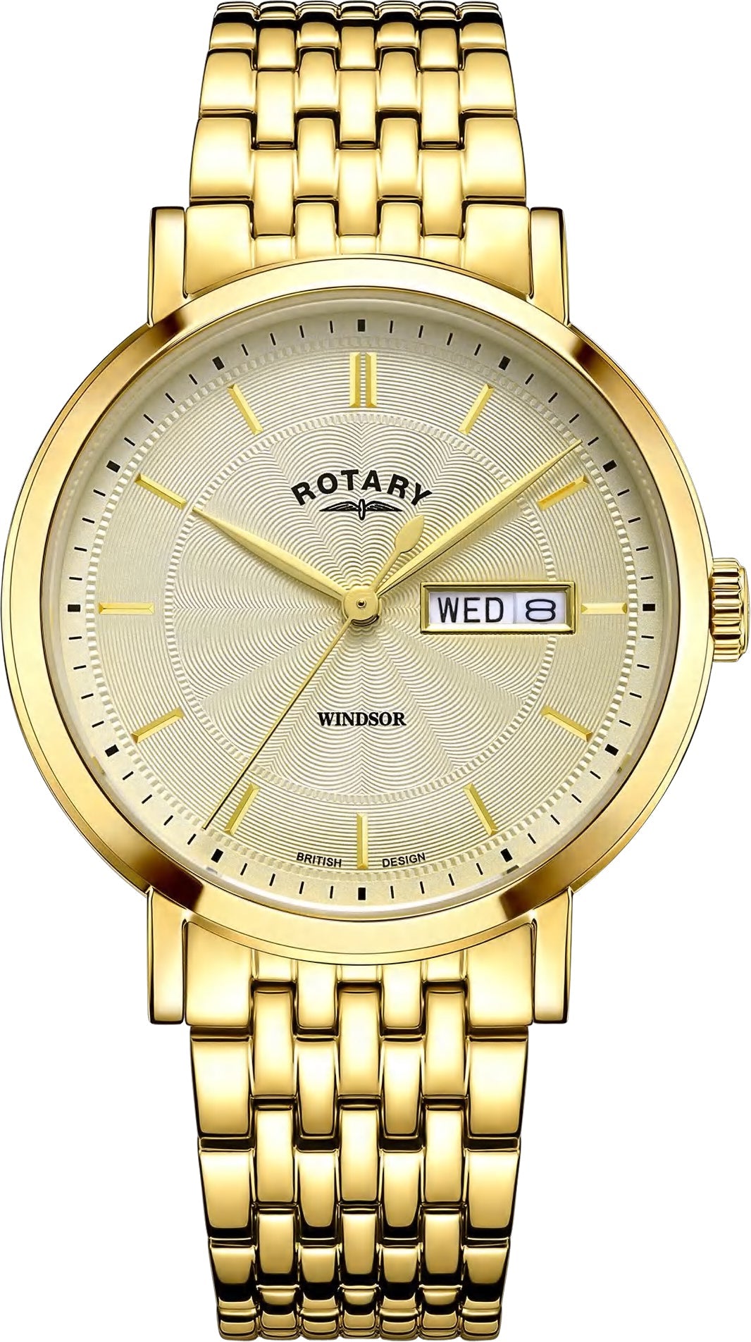 Rotary Watch Windsor 3 Hands Mens