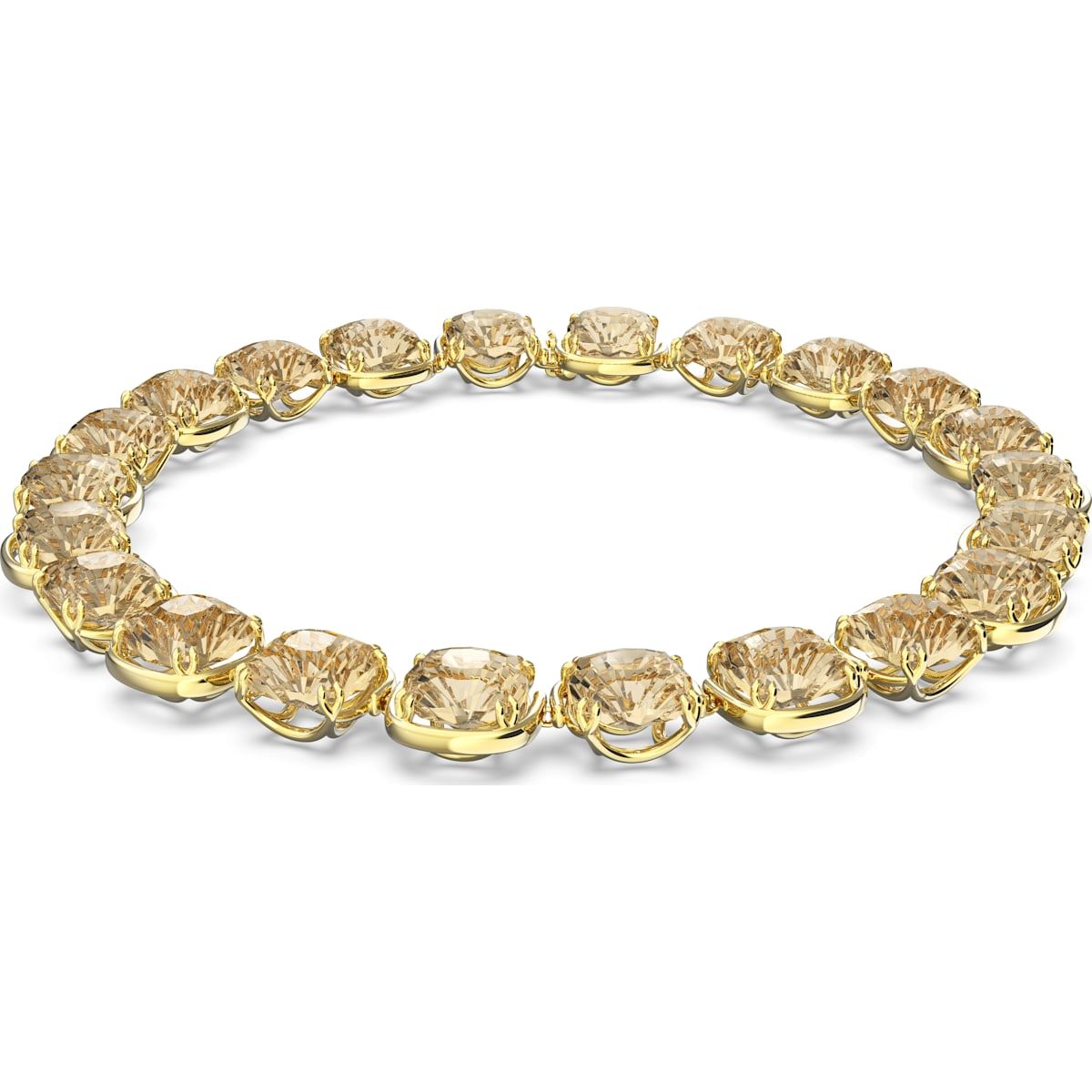 Swarovski Harmonia Yellow Gold Tone Plated Gold Tone Crystal Choker