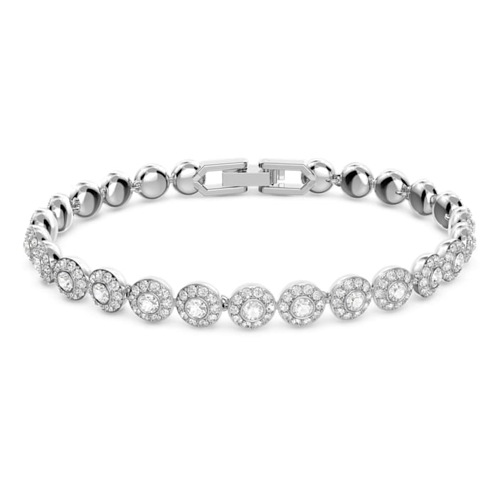 Swarovski Angelic Rhodium Plated White Crystal Bracelet